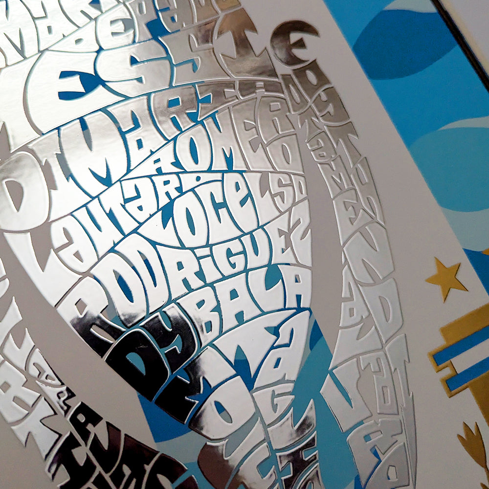 Argentina Finalissima 2022 Trophy Poster
