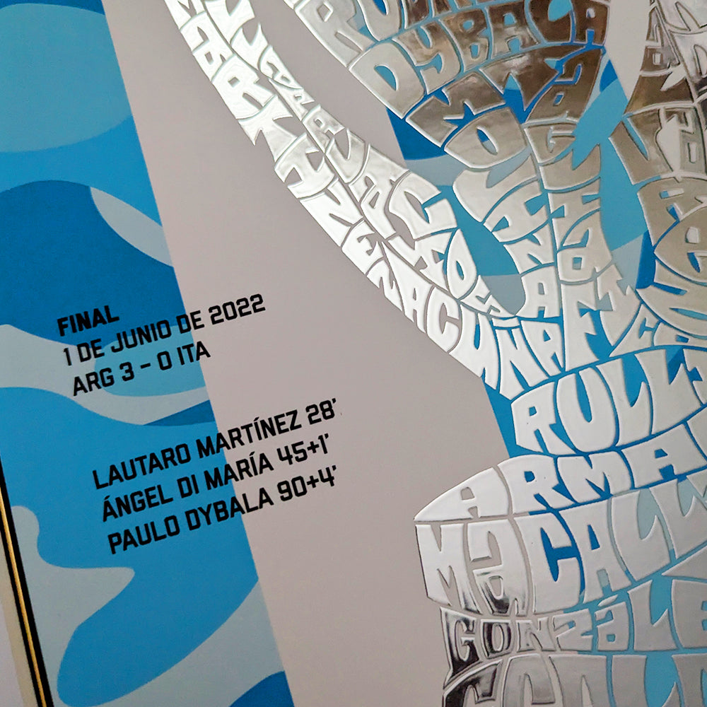 Argentina Finalissima 2022 Trophy Poster