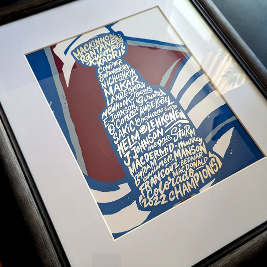 Nuggets and Avalanche Championship Posters Pack