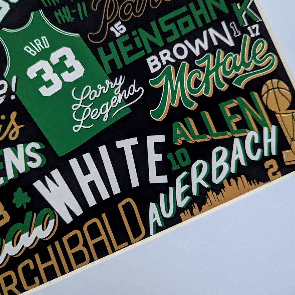 Boston Celtics Inspired Poster