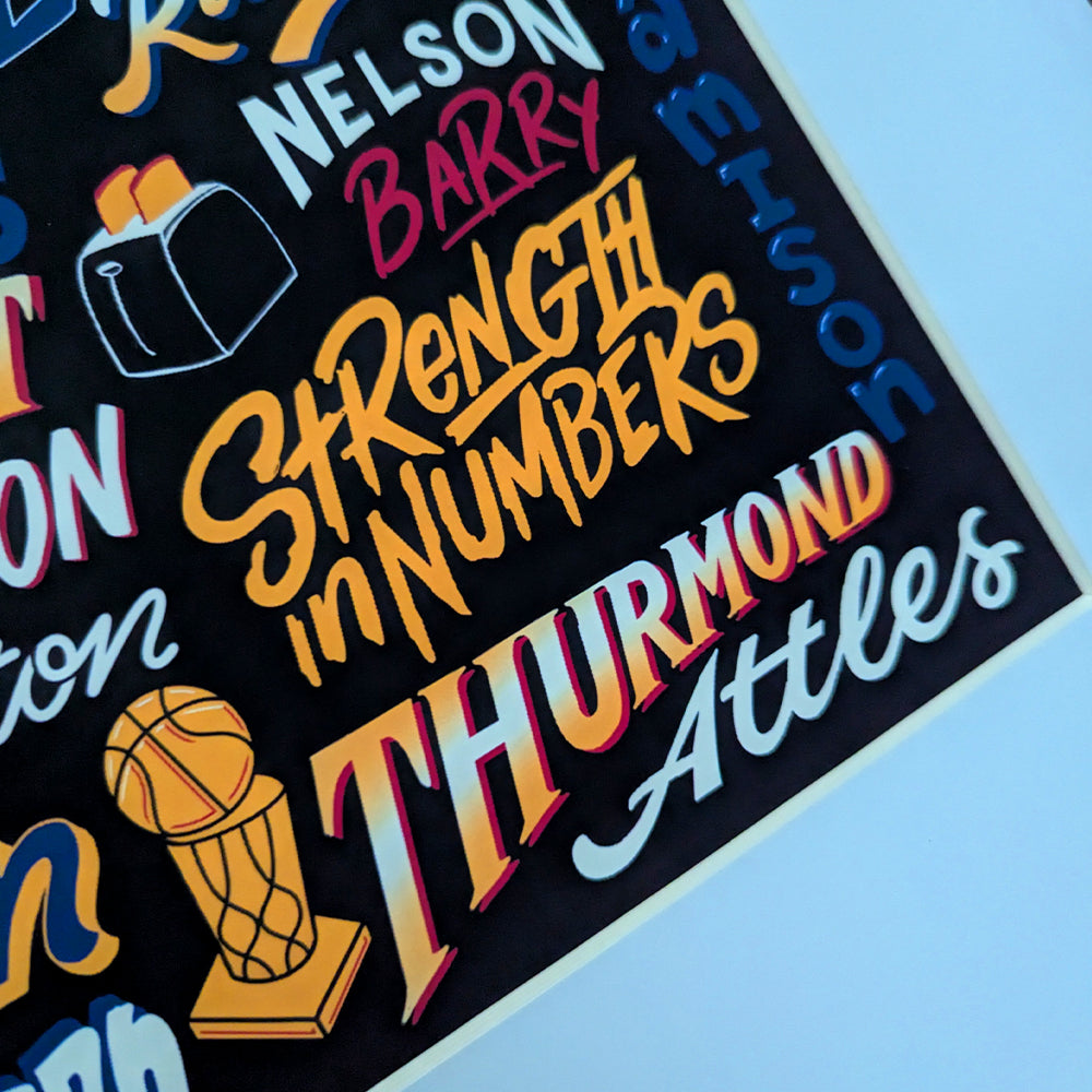 Golden State Warriors Legends Poster