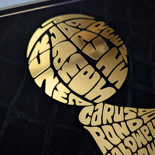 Los Angeles Championship w/ Black Mamba Gold Foil Poster