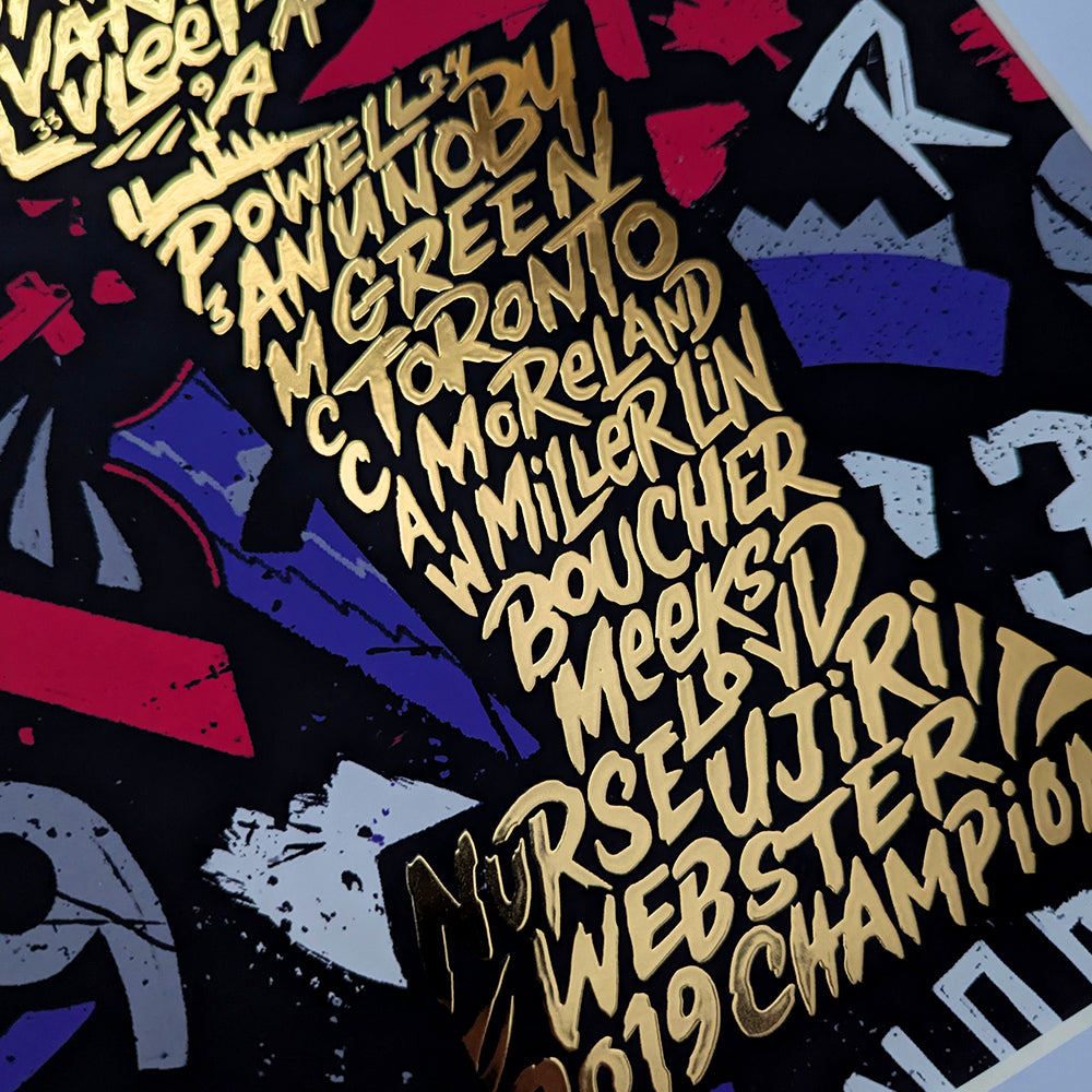 The North Larry O'B Gold Foil - 11x14"