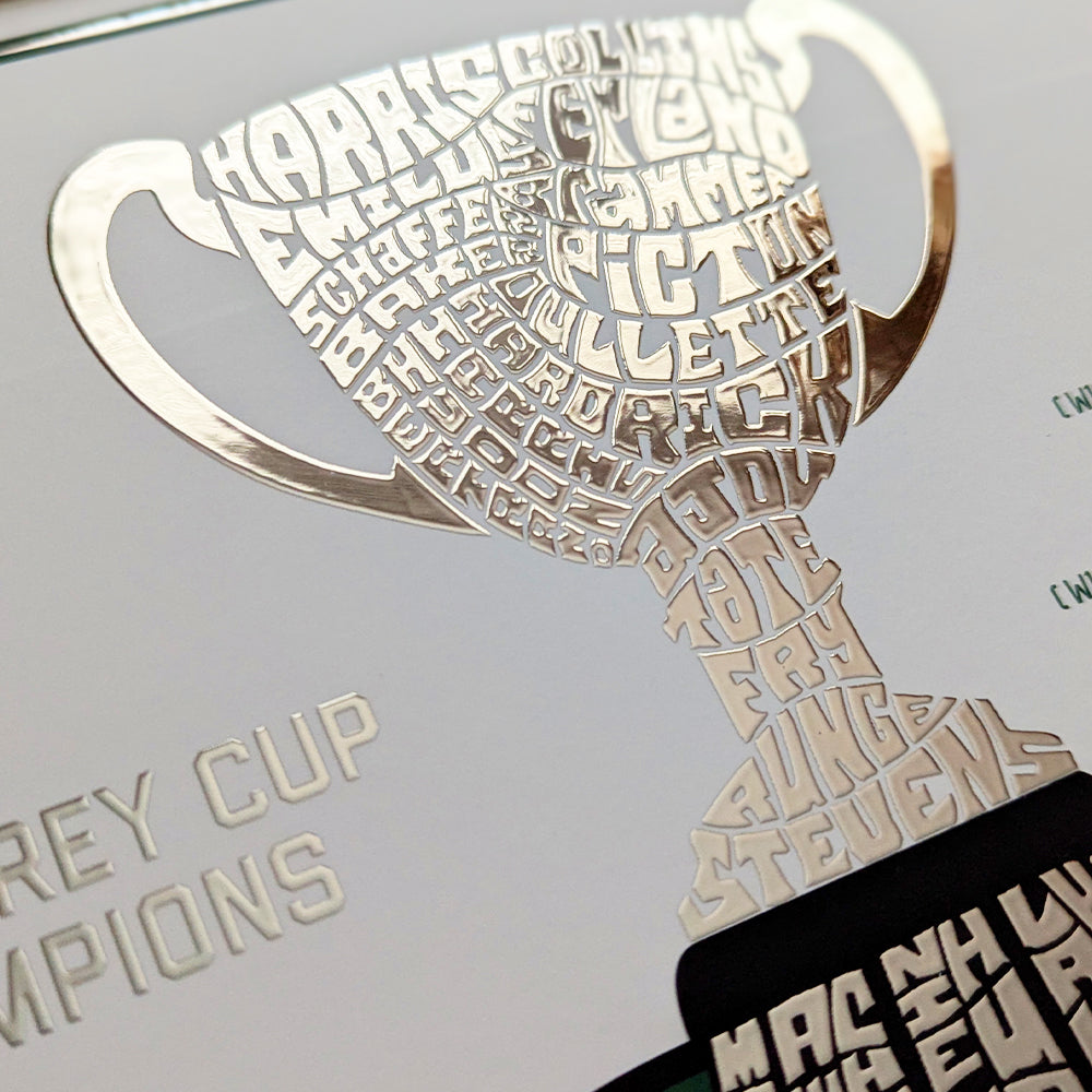 Saskatchewan Rough Riders 112th Grey Cup Championship Poster