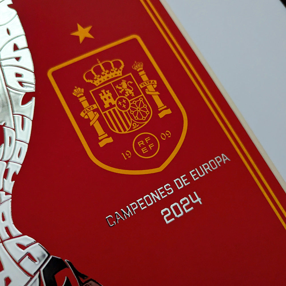 Spain La Roja Men's Eurocup 2024 Poster