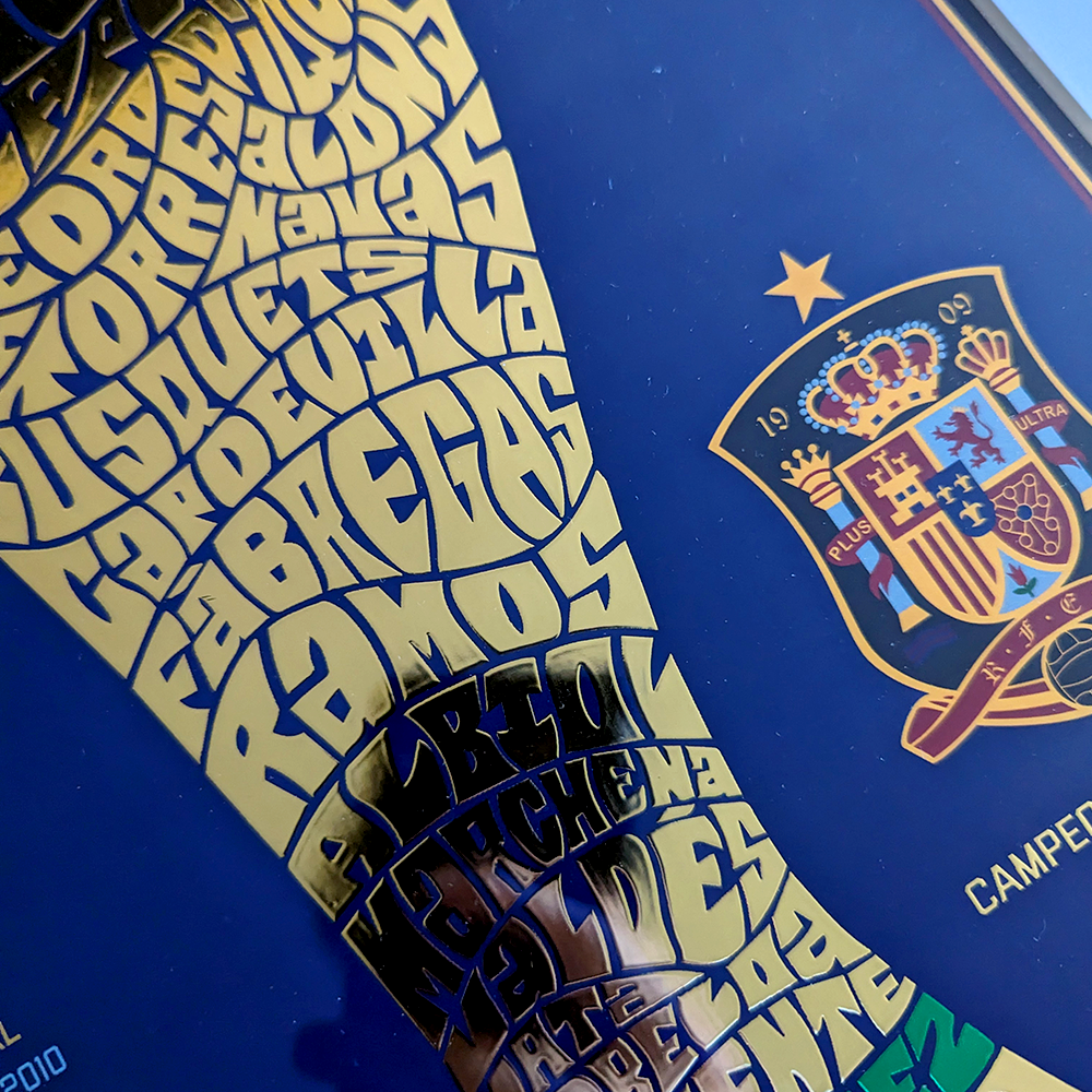 Spain La Roja Men's Eurocup 2024 and World Cup 2010 2-Pack