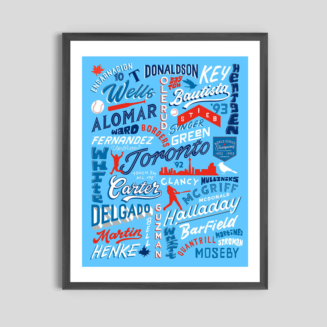 Toronto Blue Jays Legends Poster