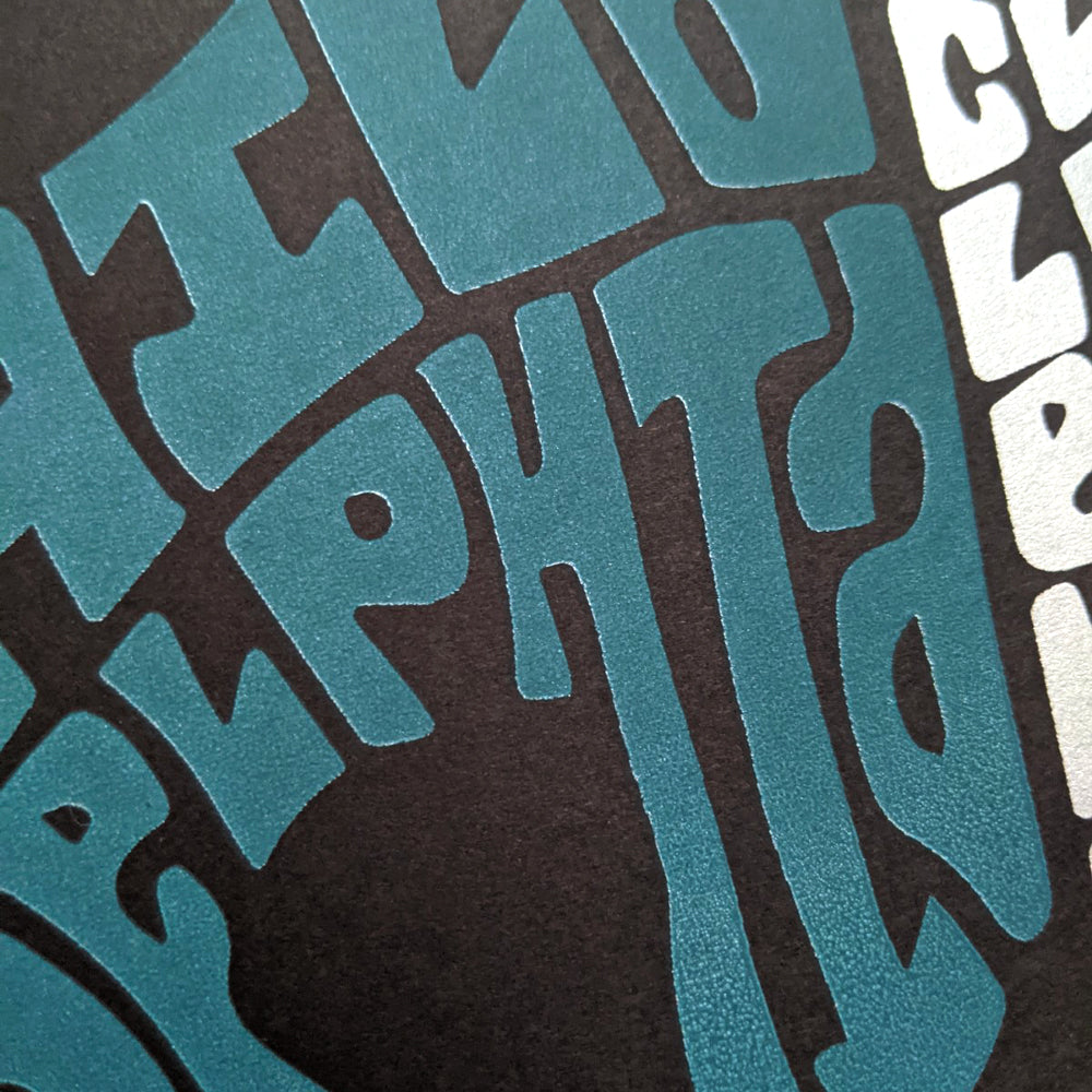 Philadelphia Eagles Super Bowl LII Silver Foil Poster (18x24")