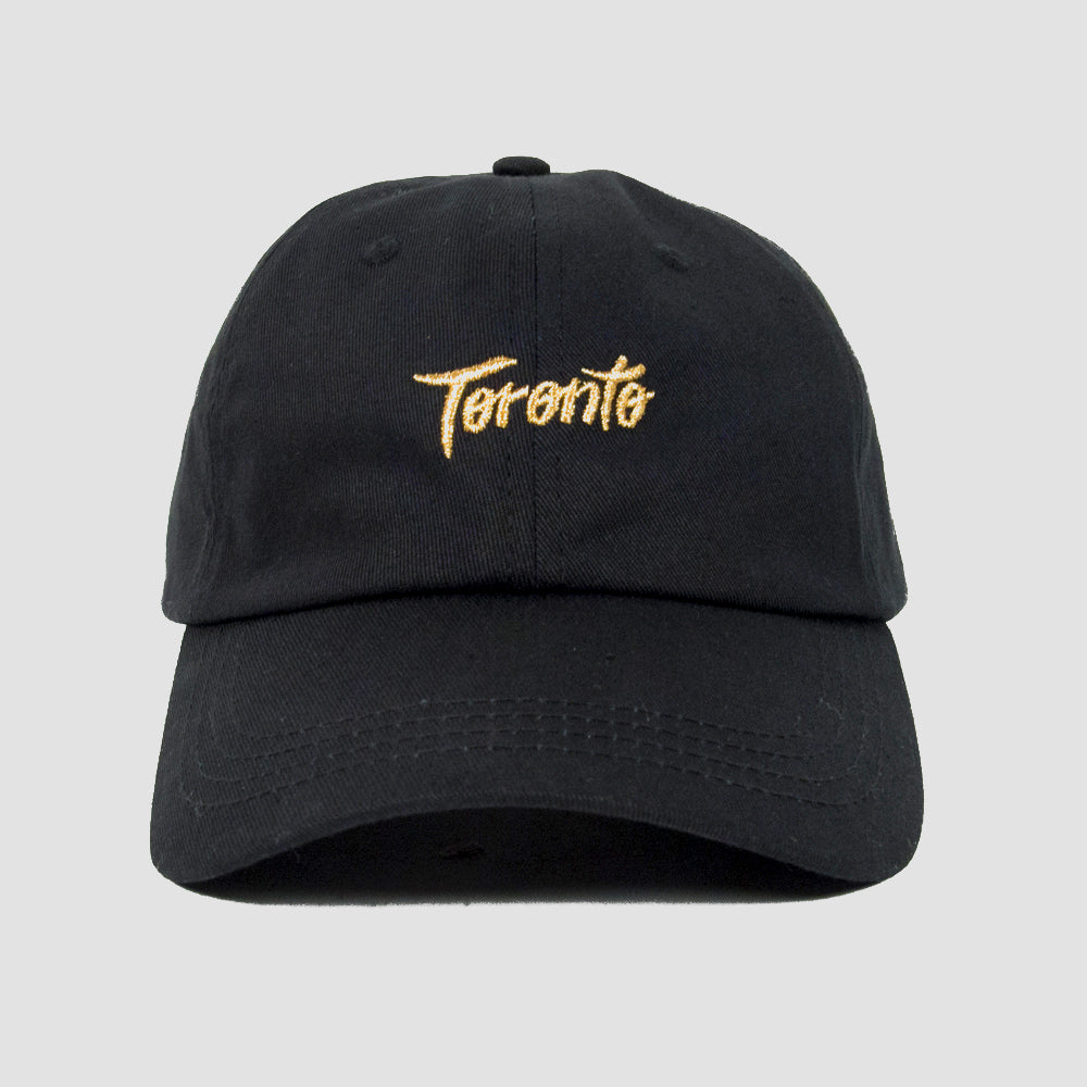Toronto Black Adjustable Cap
