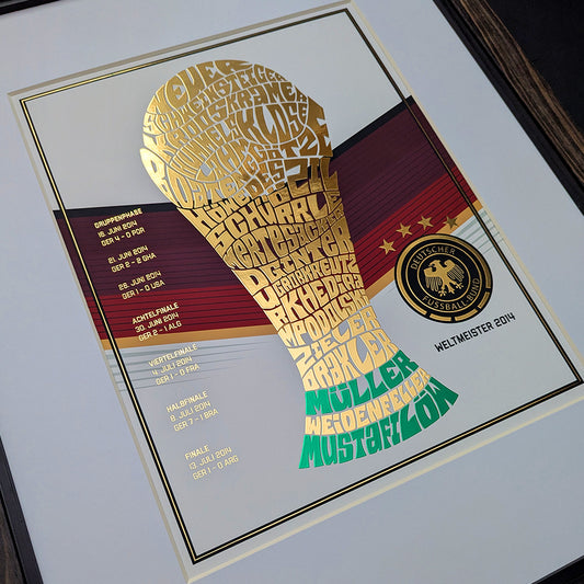 Germany World Cup 2014 Trophy Poster