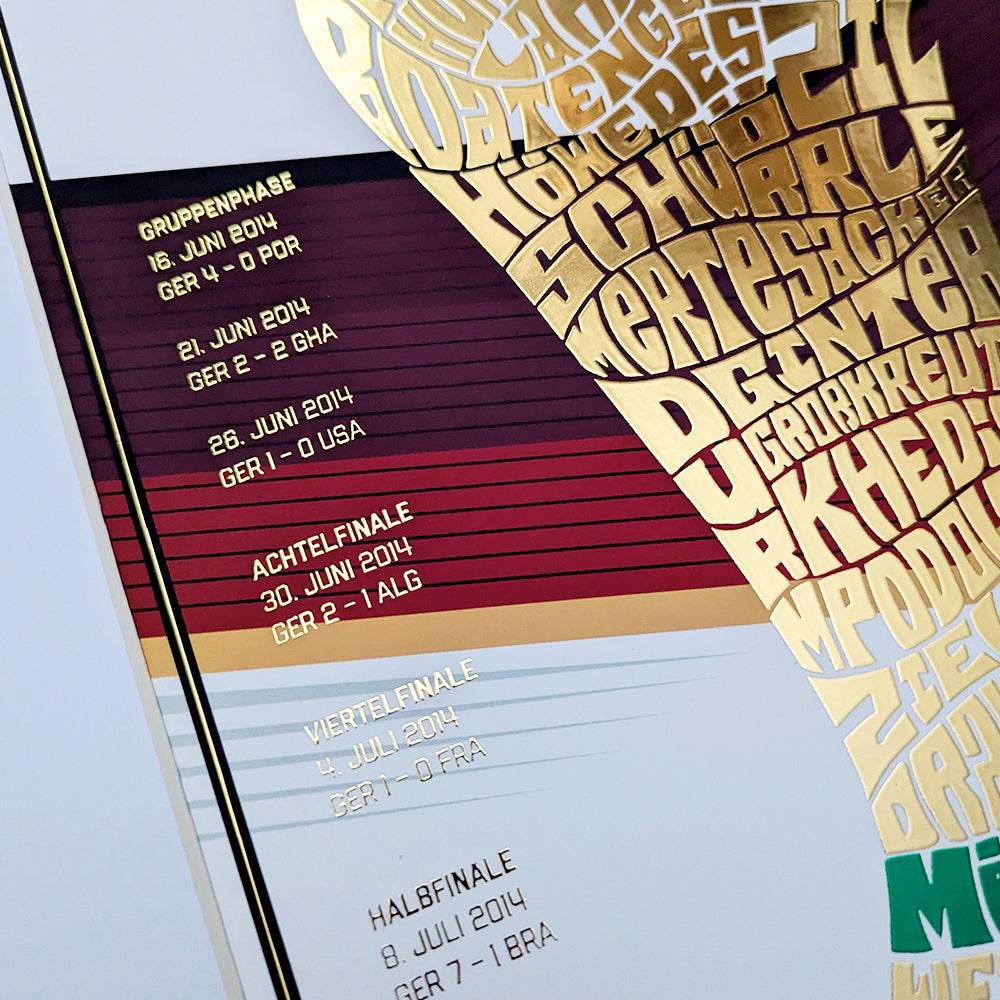 Germany World Cup 2014 Trophy Poster