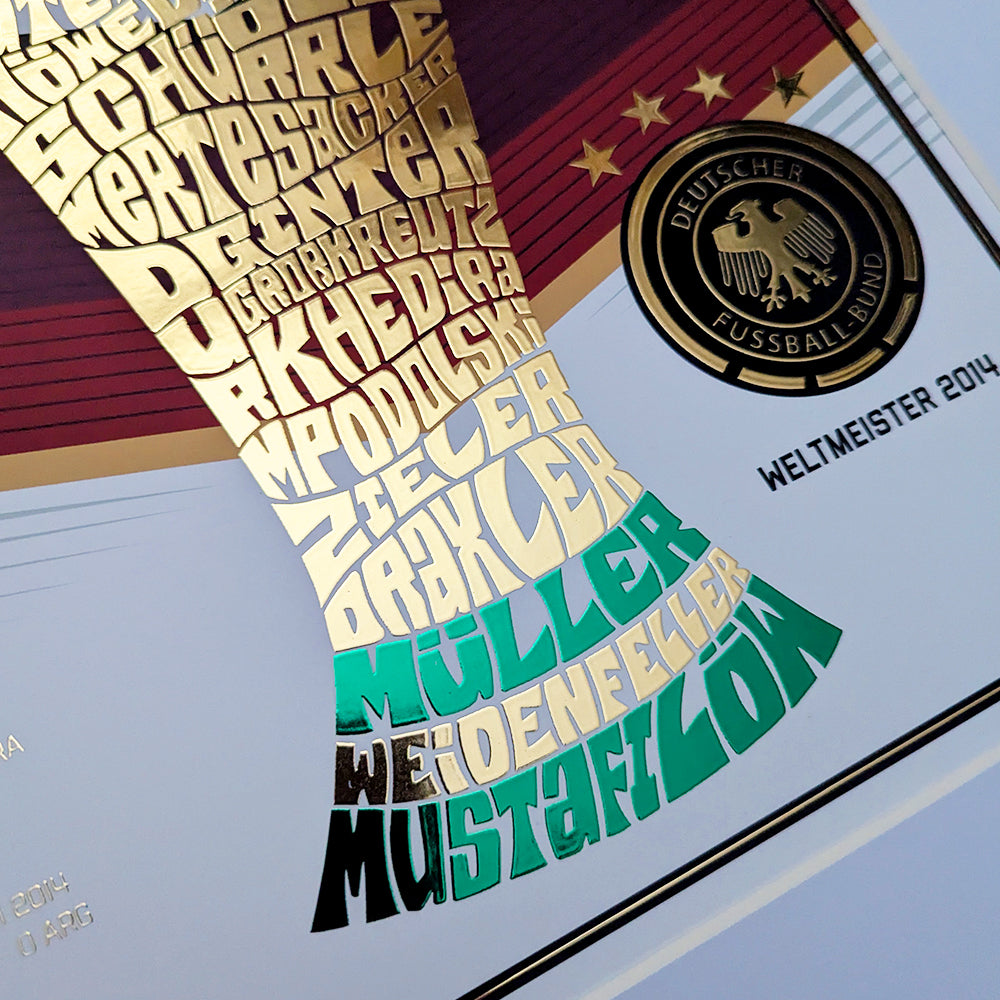 Germany World Cup 2014 Trophy Poster