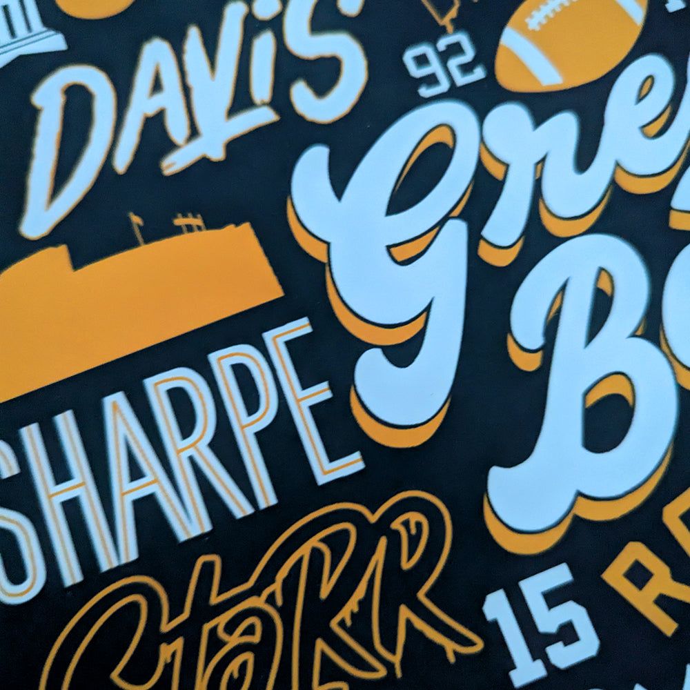 Green Bay Packers Inspired Legends Poster