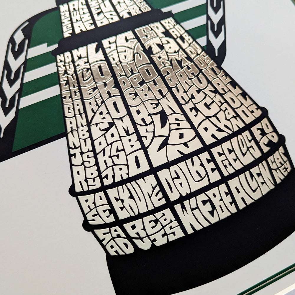 Saskatchewan Rough Riders 112th Grey Cup Championship Poster