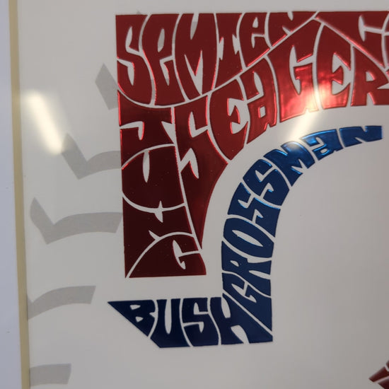 Texas Rangers Championship Foil Poster